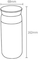 Stainless Steel Vacuum Insulated Coffee Cup, Home and School Sealed Portable Bottle