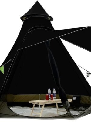 12'x10'x8'Dome Camping Tent 5-6 Person 4 Season Double Layers Waterproof Anti-UV Windproof Tents Family Outdoor Camping Tent