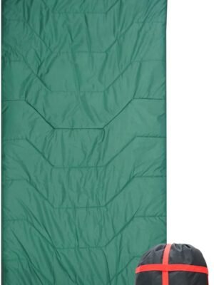 Jumbo Sleeping Bag for Adult&Kids,Cold&Warm Weather with Compression Sack and Water Resistant for Family Camping,Travel and Car Camping