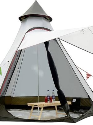 12'x10'x8'Dome Camping Tent 5-6 Person 4 Season Double Layers Waterproof Anti-UV Windproof Tents Family Outdoor Camping Tent