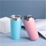 Blue 20oz Stainless Steel Vacuum Insulated Tumbler, Outdoor Car Gift Travel Mug
