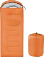 Sleeping Bags Portable Waterproof Camping Sleeping Bag for Adults Kids 4 Seasons Cold Weather or Warm Backpacking Hiking Travel Indoor Outdoor Use