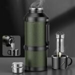 Stainless Steel Large Capacity Insulated Flask, 4000ml Outdoor Car Travel Equipment