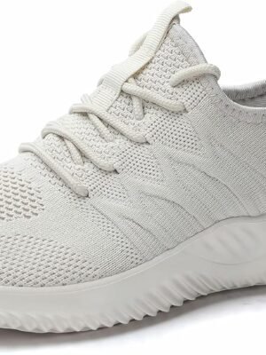 Women Ladies Tennis Shoes Running Walking Sneakers Work Casual Comfor Lightweight Non-Slip Gym Trainers