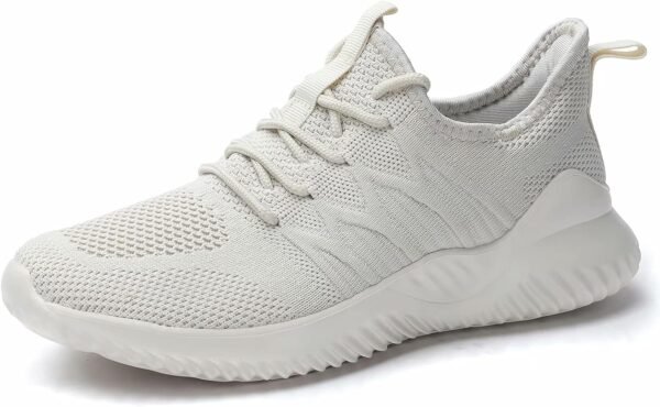 Women Ladies Tennis Shoes Running Walking Sneakers Work Casual Comfor Lightweight Non-Slip Gym Trainers