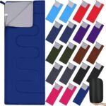 20 Pack Camping Sleeping Bulk 4 Season Cold Weather Sleeping Bag Waterproof Lightweight Compact Sleeping Bag for Backpacking Camping Hiking Travel Outdoor