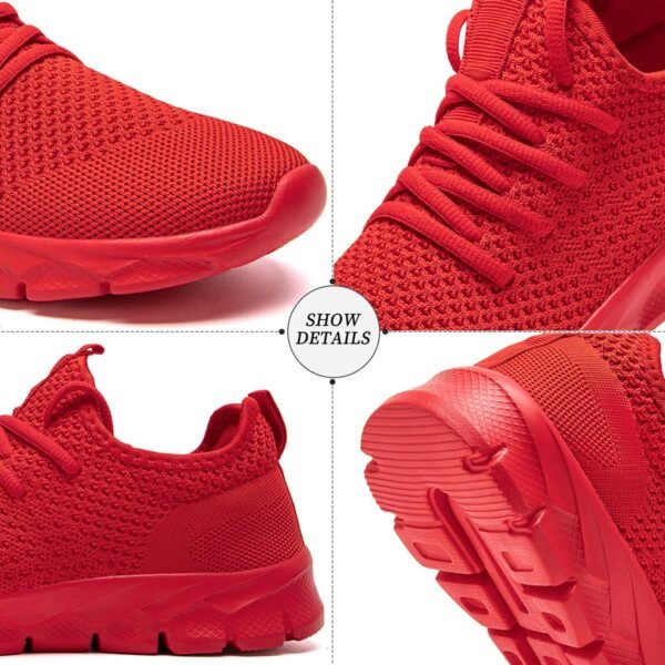 Women Tennis Shoes Running Sneakers Lightweight Breathable Gym Workout Fashion Sport Mesh Slip On Walking Shoes