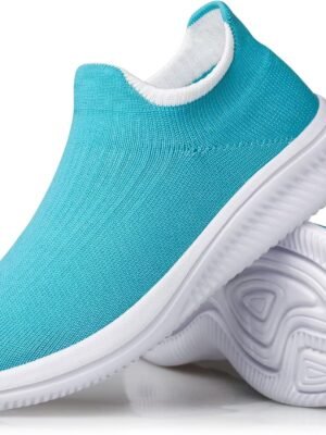 Walking Shoes Women Sock Sneakers Lightweight Comfy Breathable Casual Pull-on Daily Shoes Zapatillas de Mujer